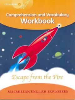 Coperta cărții Explorers 4,Escape from the Fire-Workbook