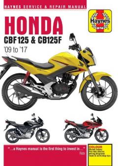 Coperta cărții Honda CBF125 & CB125F Update (5540) ('09 To '16)