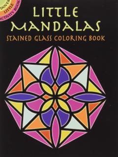 Little Mandalas Stained Glass Coloring Book
