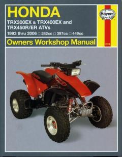 Honda TRX300Ex, TRX400X/Ex, TRX450R/Er ATVs (93 - 14)
