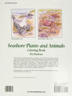 Seashore Plants and Animals Coloring Book