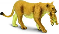 Figurina - Lioness with Cub