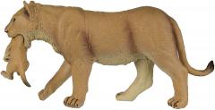 Figurina - Lioness with Cub
