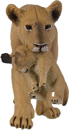 Figurina - Lioness with Cub