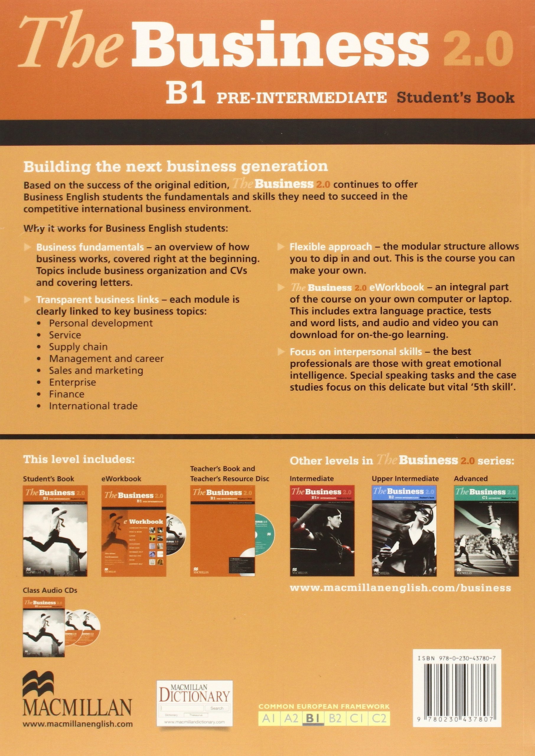 Business 2.0 Pre-Intermediate Level Student&#039;s Book Pack