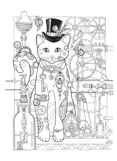 Creative Cats Coloring Book
