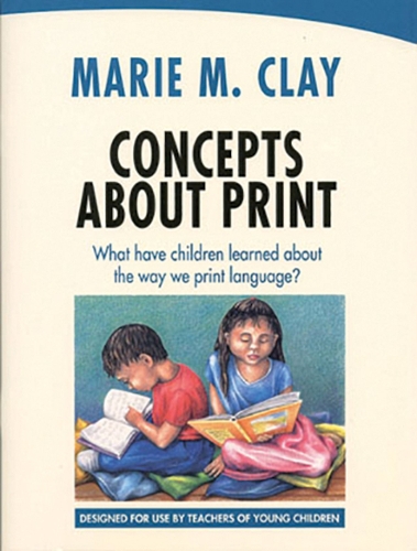 Print Language Concepts About Print: What have children learned about the way we print ...