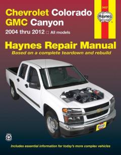 Coperta cărții Chevrolet Colorado Automotive Repair Manual