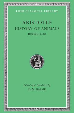 History of Animals. Volume III