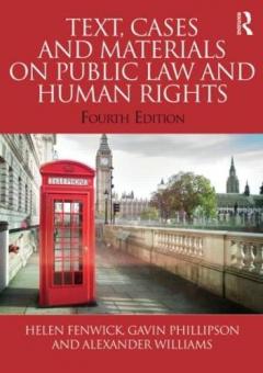 Coperta cărții Text, Cases and Materials on Public Law and Human Rights