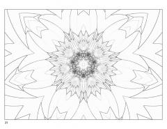 Fractal Art  a Coloring Book by Doug Harrington Cbk001