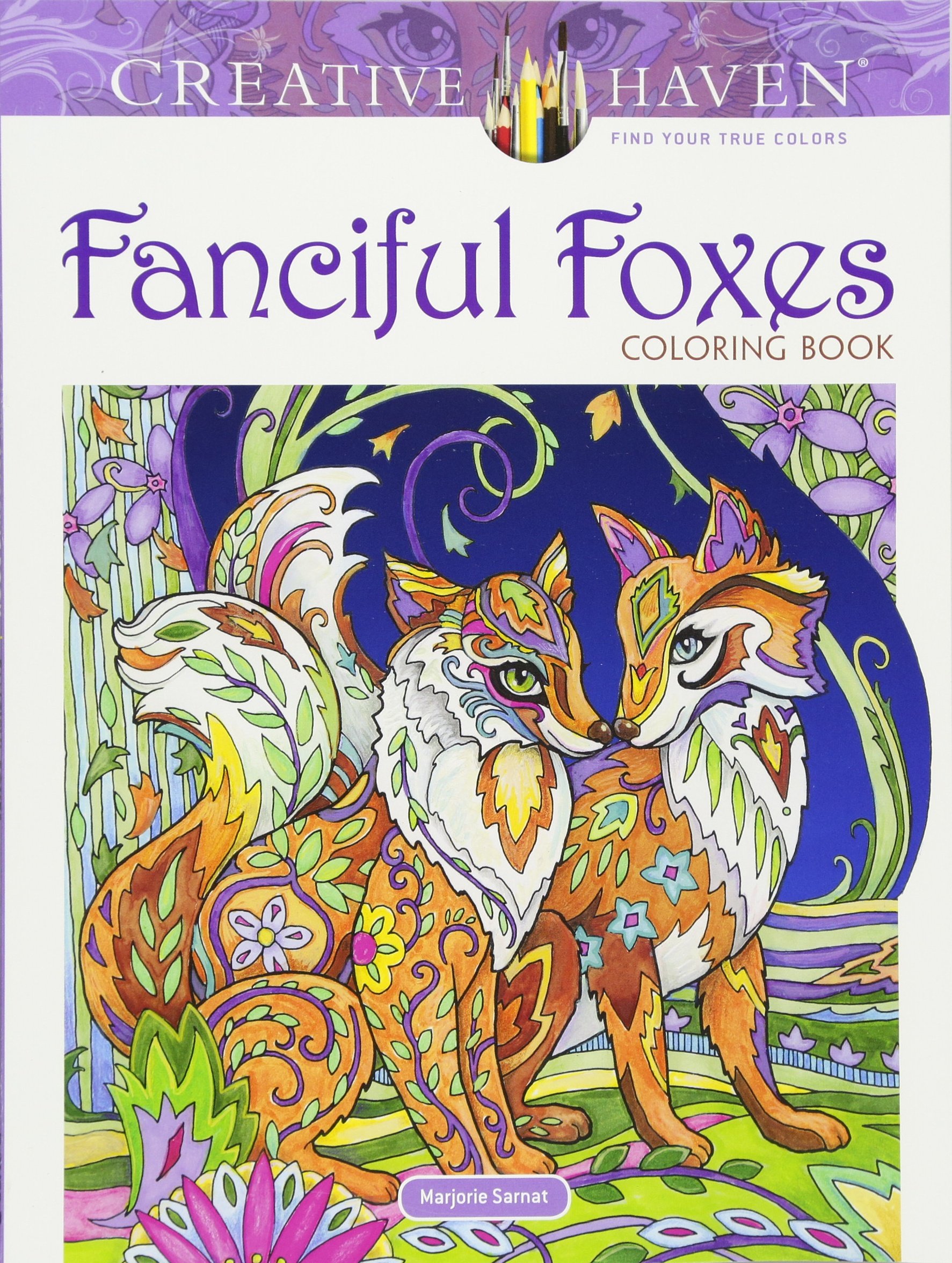  Fanciful Foxes Coloring Book