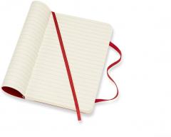 Carnet - Classic - Pocket, Soft Cover, Ruled - Scarlet Red