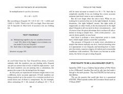 Maths on the Back of an Envelope