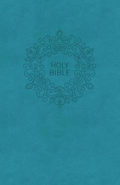 NKJV, Value Thinline Bible, Large Print, Leathersoft, Blue, Red Letter Edition, Comfort Print