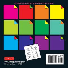 Origami Paper 200 Sheets Rainbow Colors 6 inches (15 cm)