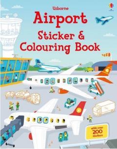 Coperta cărții Airport Sticker and Colouring Book