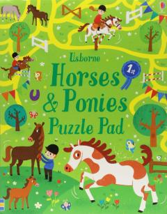 Horses and Ponies Puzzles Pad