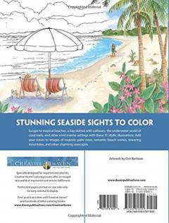 Creative Haven Seashore Scenes Coloring Book