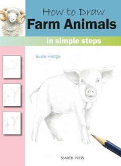 Coperta cărții How to Draw: Farm Animals