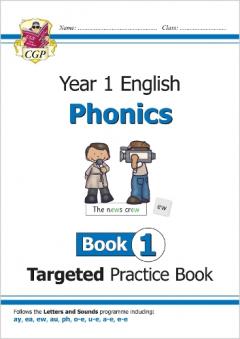 New KS1 English Targeted Practice Book: Phonics - Year 1 Book 1