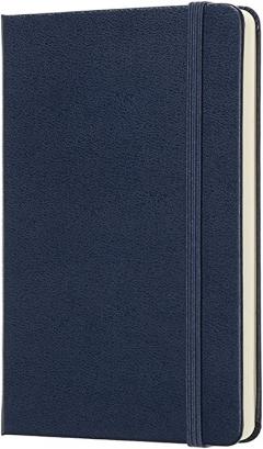 Agenda - Moleskine Sapphire Blue Classic Dotted Paper Notebook, Hard Cover