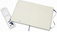 Agenda Moleskine - Sapphire Blue Notebook Extra Large Squared Hard