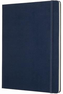 Agenda Moleskine - Sapphire Blue Notebook Extra Large Squared Hard