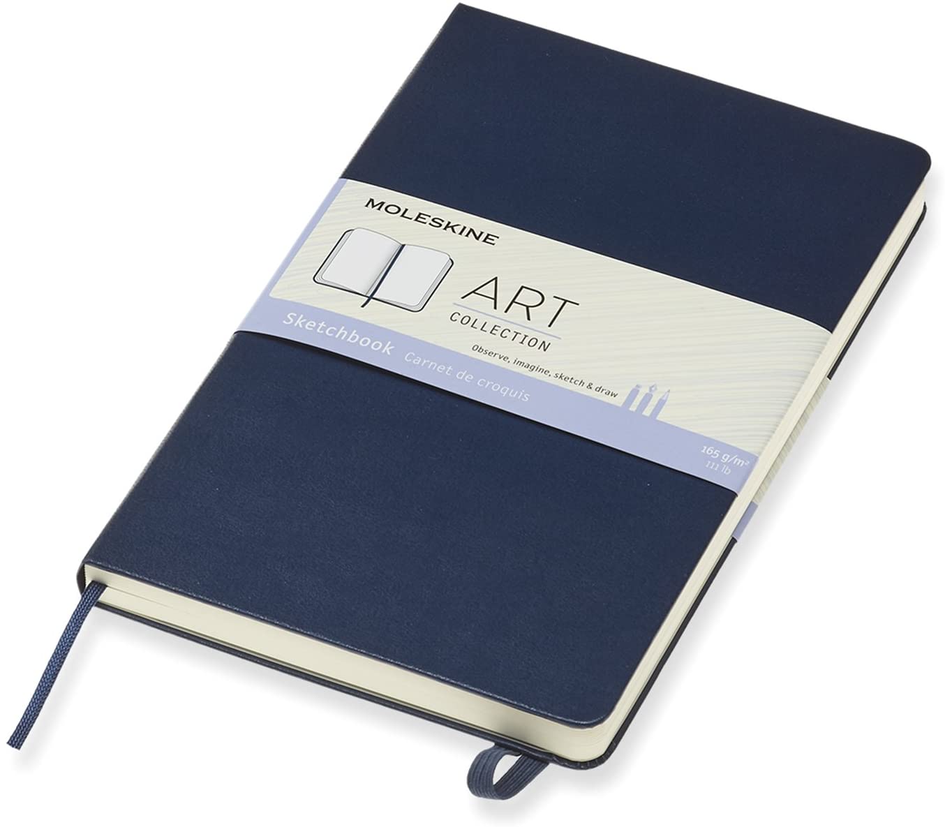 Sketchbook Large, Hard Cover Sapphire Blue Moleskine