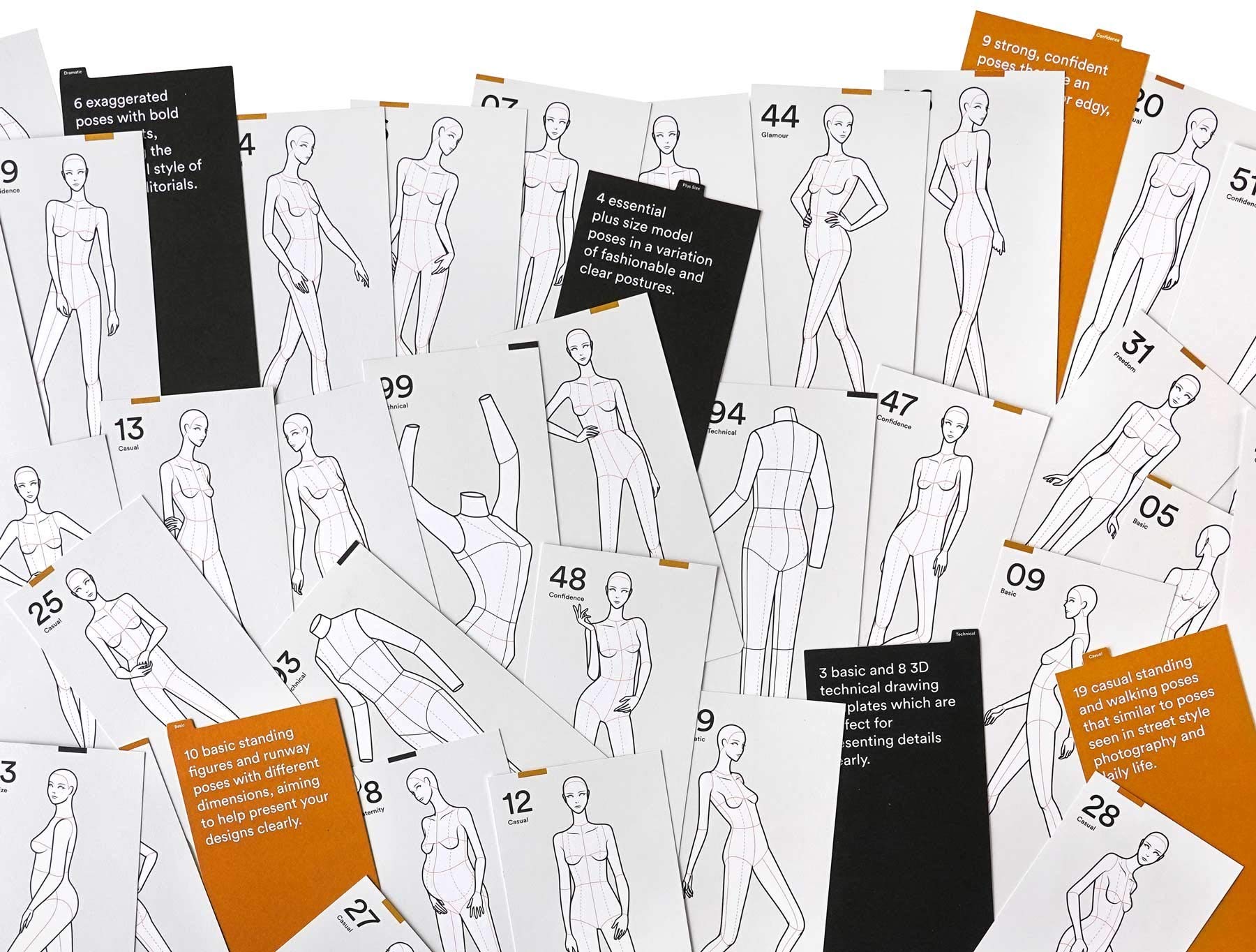 Poses for Fashion Illustration (Card Box) - Women's Edition