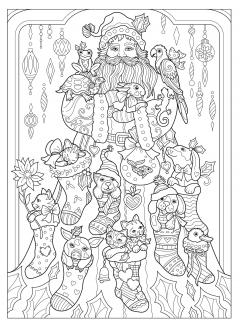 Creative Haven Creative Christmas Coloring Book