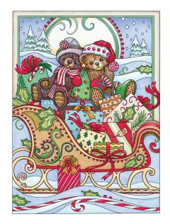 Creative Haven Creative Christmas Coloring Book