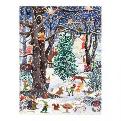 Felicitare - Advent Forest Large Embellished Notecard