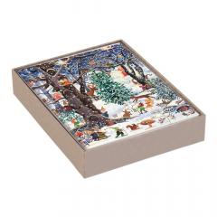 Felicitare - Advent Forest Large Embellished Notecard