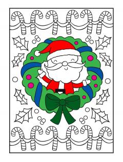 Happy Christmas Coloring Book