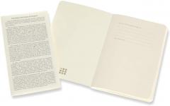 Jurnal - Moleskine Volant - Pocket, Plain, Soft Cover, Coral Orange and Aqua Blue