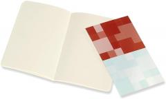 Jurnal - Moleskine Volant - Pocket, Plain, Soft Cover, Coral Orange and Aqua Blue