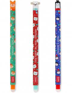 Set 3 pixuri - Erasable Pen - Christmas