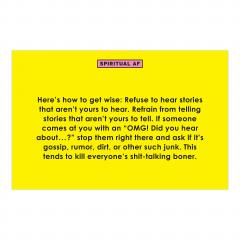 Pachet cu citate motivationale - Spiritual AF Deck (limba engleza)