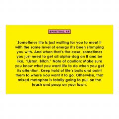 Pachet cu citate motivationale - Spiritual AF Deck (limba engleza)