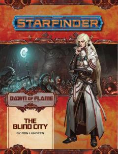 Coperta cărții Starfinder Adventure Path: The Blind City (Dawn of Flame 4 of 6)
