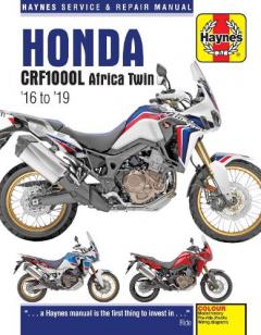 Coperta cărții Honda CRF1000L Africa Twin Service & Repair Manual (2016 to 2018)