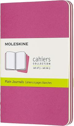 Set 3 carnete - Moleskine Cahier Journal Pocket Kinetic Pink