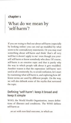 Understanding and Responding to Self-Harm