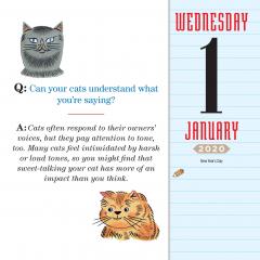 Calendar 2020 - Page-A-Day - A Year of Cat Trivia