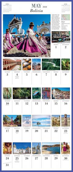 Calendar 2020 - Picture-A-Day - 1000 Places to See