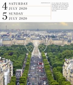 Calendar 2020 - Page-A-Day - Gallery Calendar - Paris 