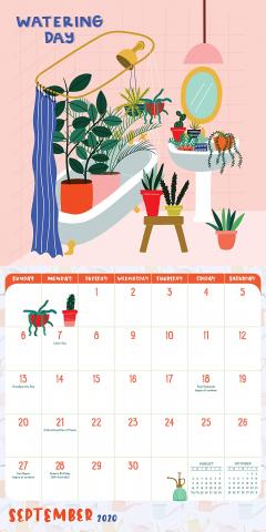 Mini Calendar 2020 - Crazy Plant Lady