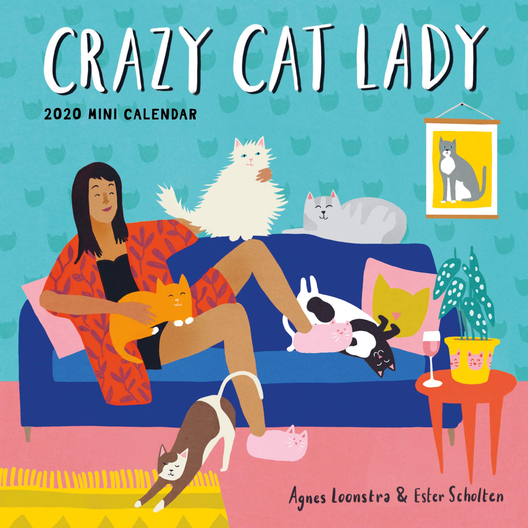 Mini Calendar 2020 Crazy Cat Lady Workman Publishing