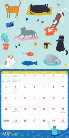 Mini Calendar 2020 - Crazy Cat Lady 